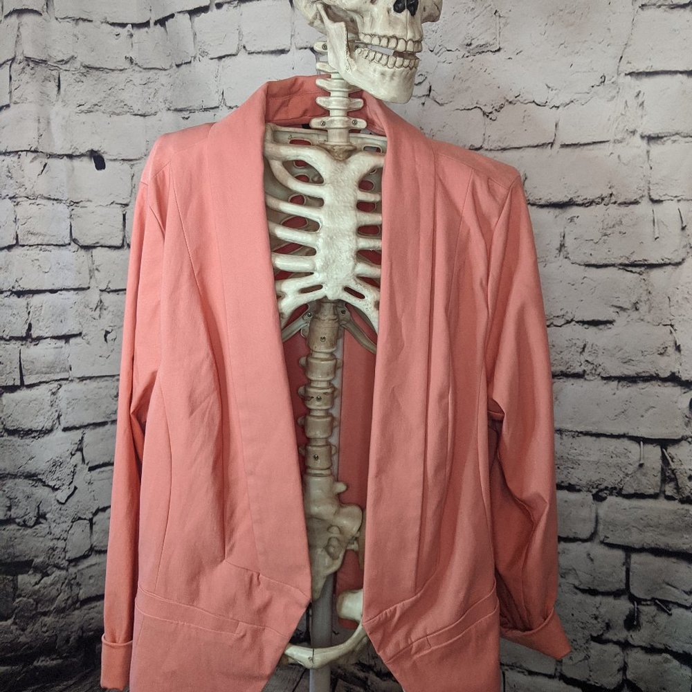 TORRID Peach Open Front Blazer